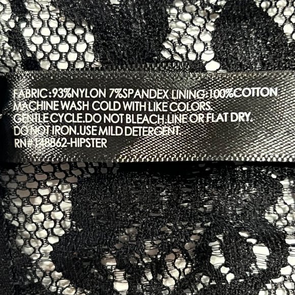 NWT TORRID Hipster Pantie Sz 4X Black Lace - Picture 3 of 4